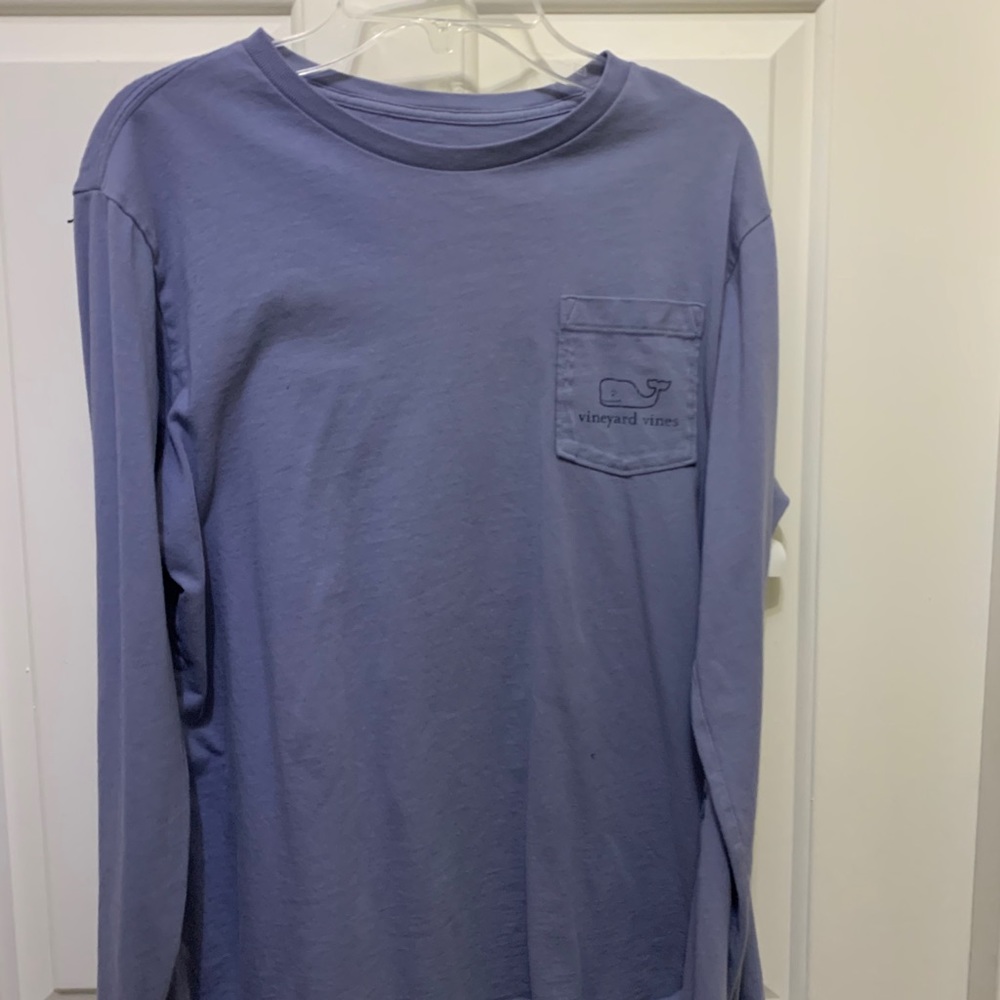 Vineyard vines blue long sleeve shirt